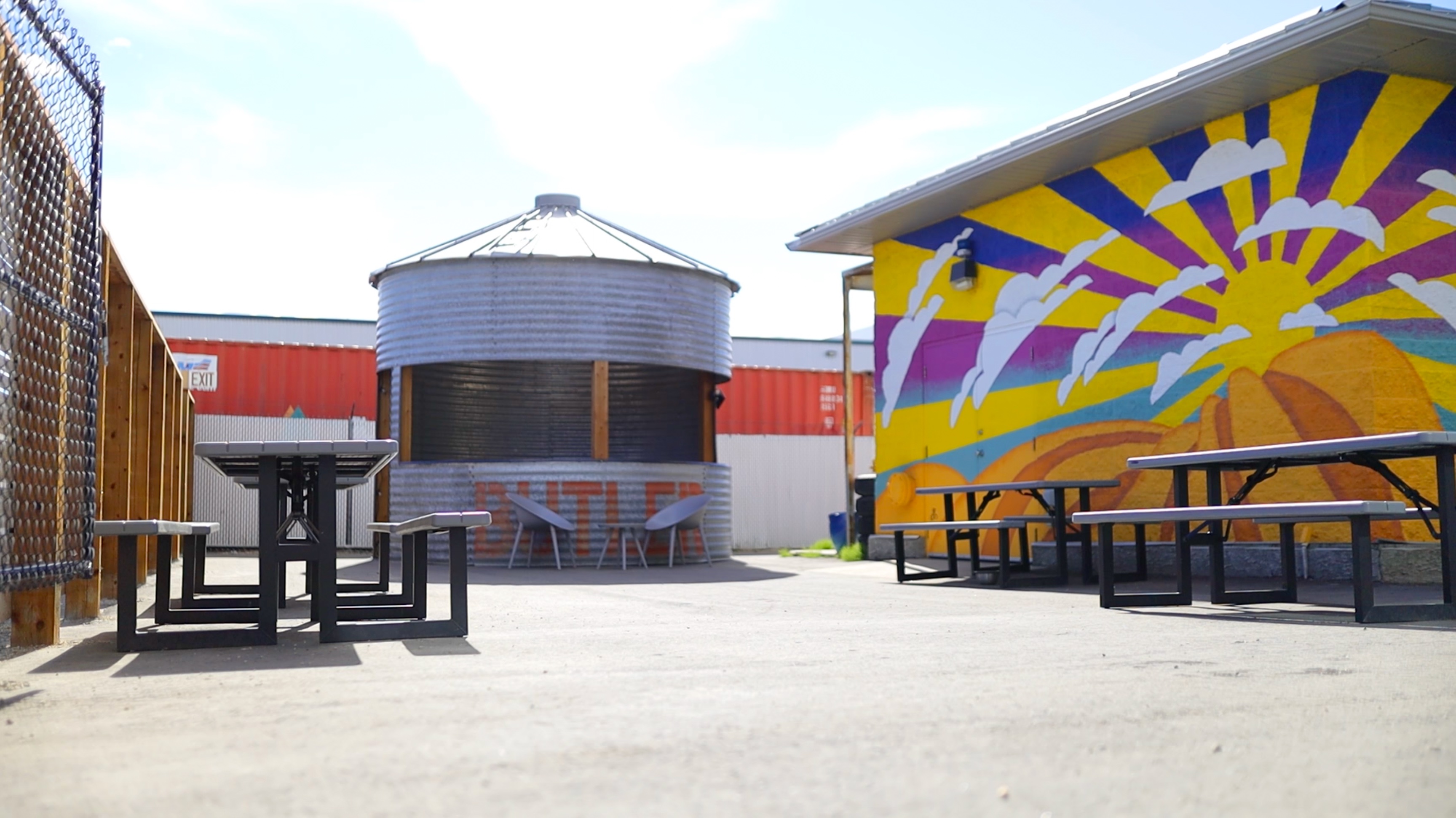 Grain Bin Patio