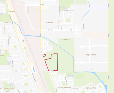 Map showing location