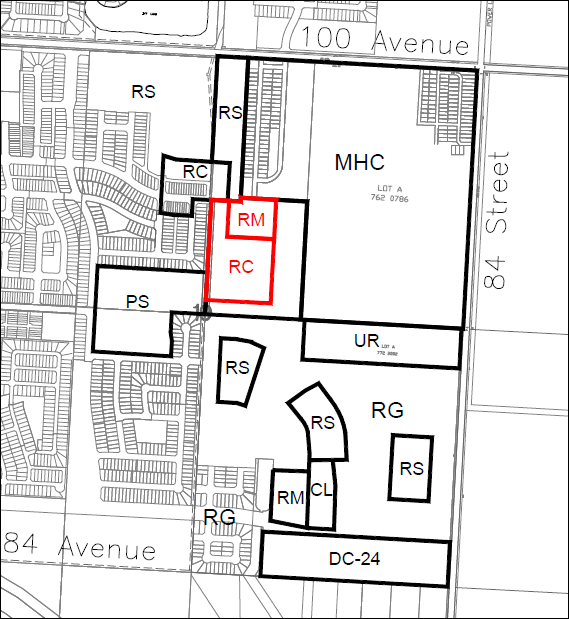 Land Use Bylaw Amendment Map