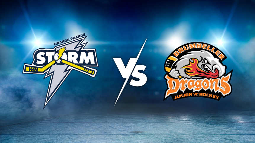 Grande Prairie Storm vs Drumheller Dragons