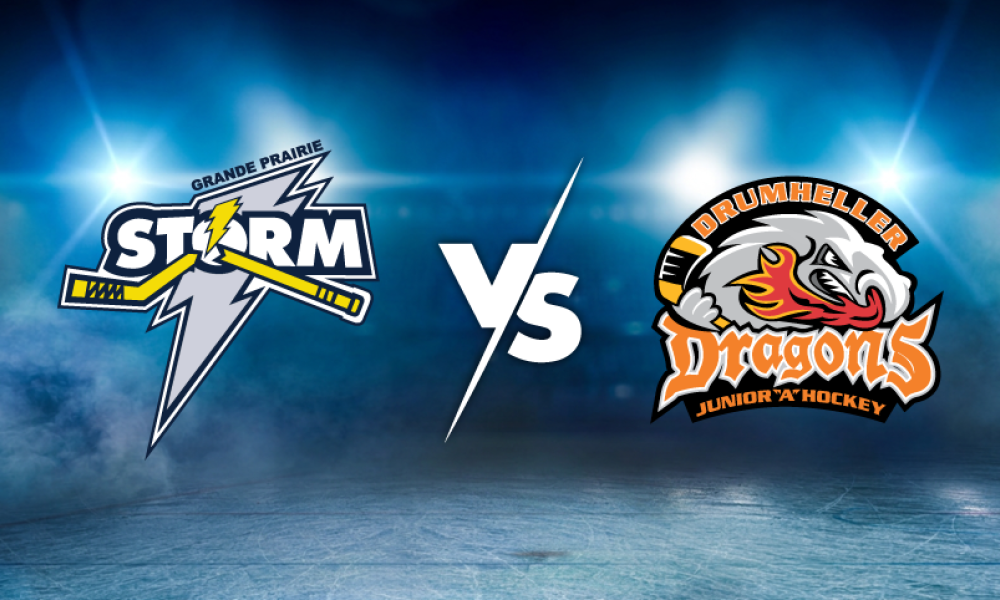 Grande Prairie Storm vs Drumheller Dragons