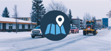 Snow Clearing Tracking Map Graphic
