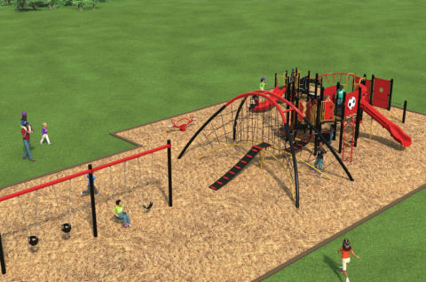 Rotary Park Playground Rendering